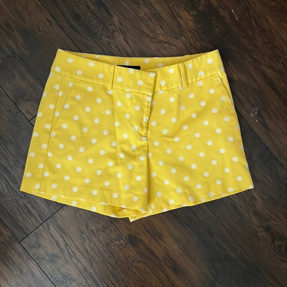 Yellow Polka Dot Ann Taylor Shorts